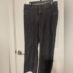 Like new Lee platinum label light black tailored jeans